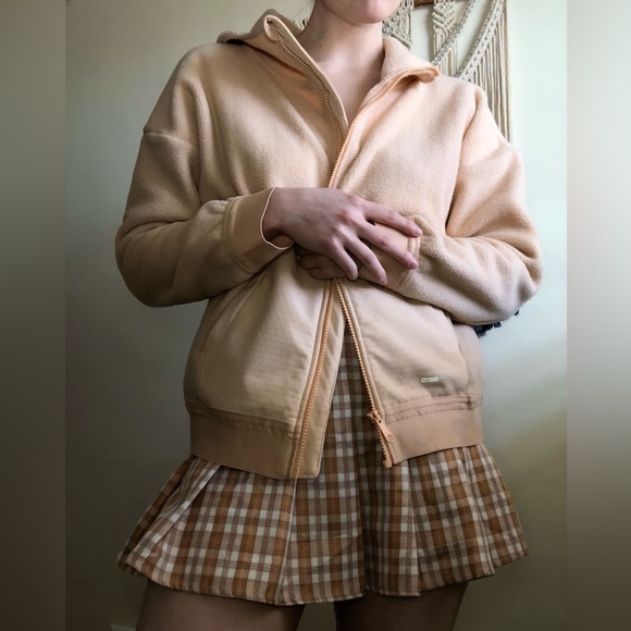 High waisted pleated plaid skirt - Picture 3 of 6